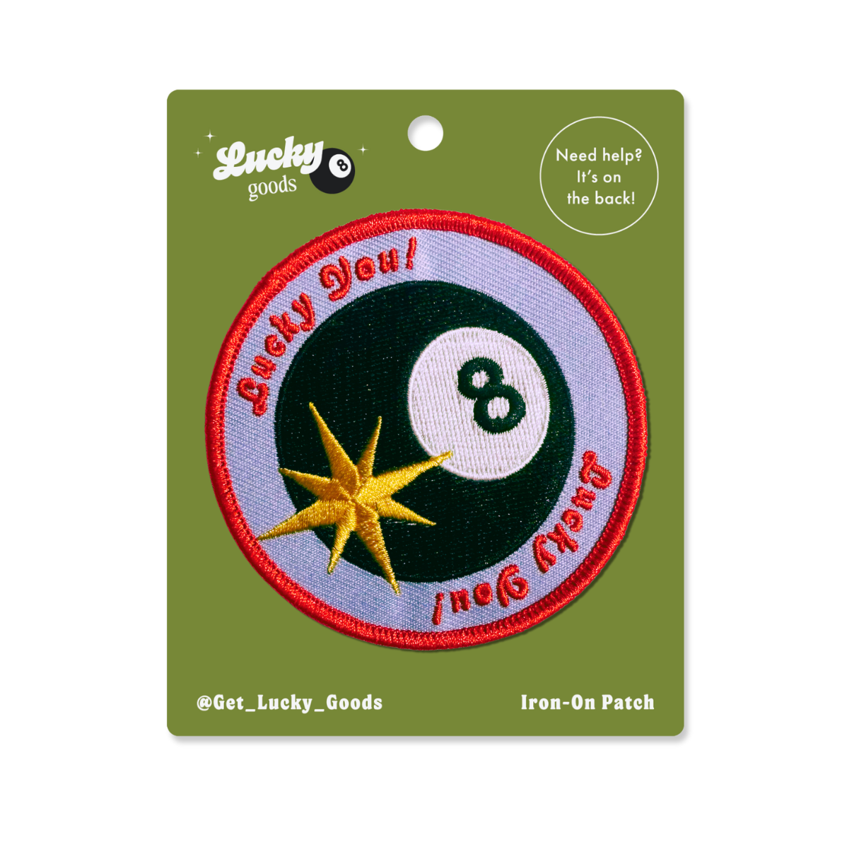 Lucky You Iron-On Patch