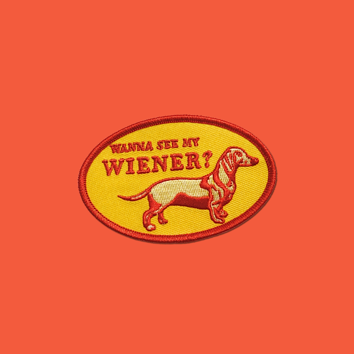 See My Wiener Iron-On Patch