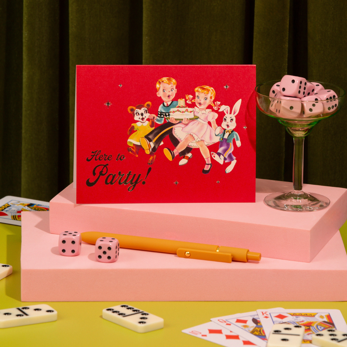 Here to Party! Birthday Card