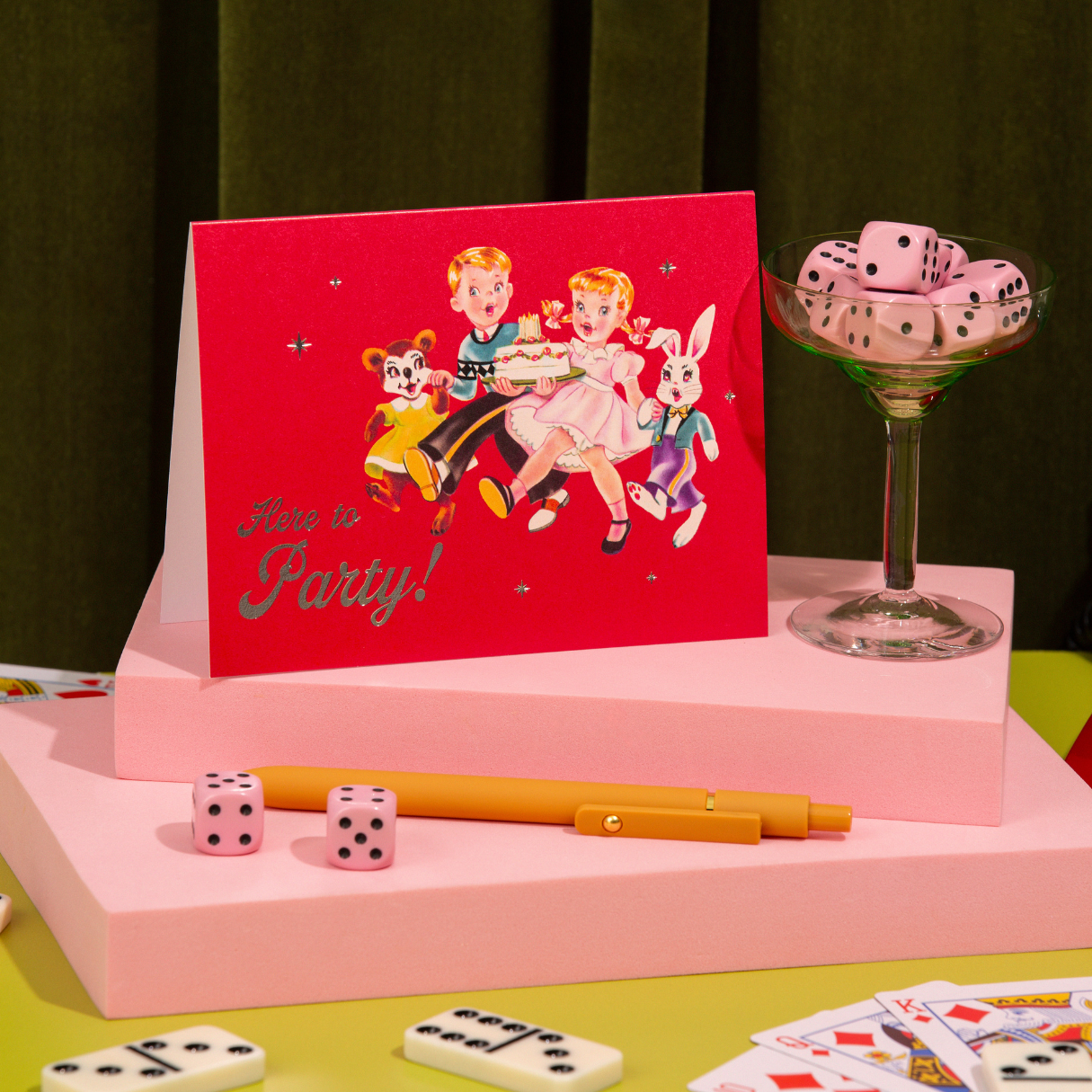 Here to Party! Birthday Card