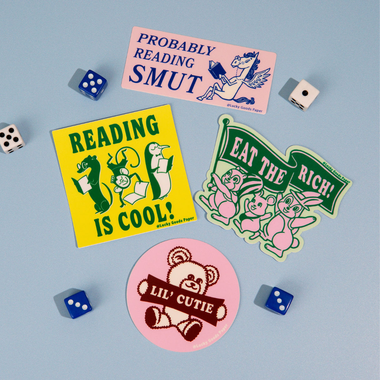 Reading Smut Sticker