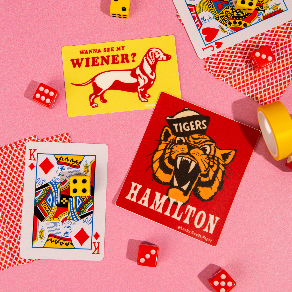 Hamilton Tiger Sticker