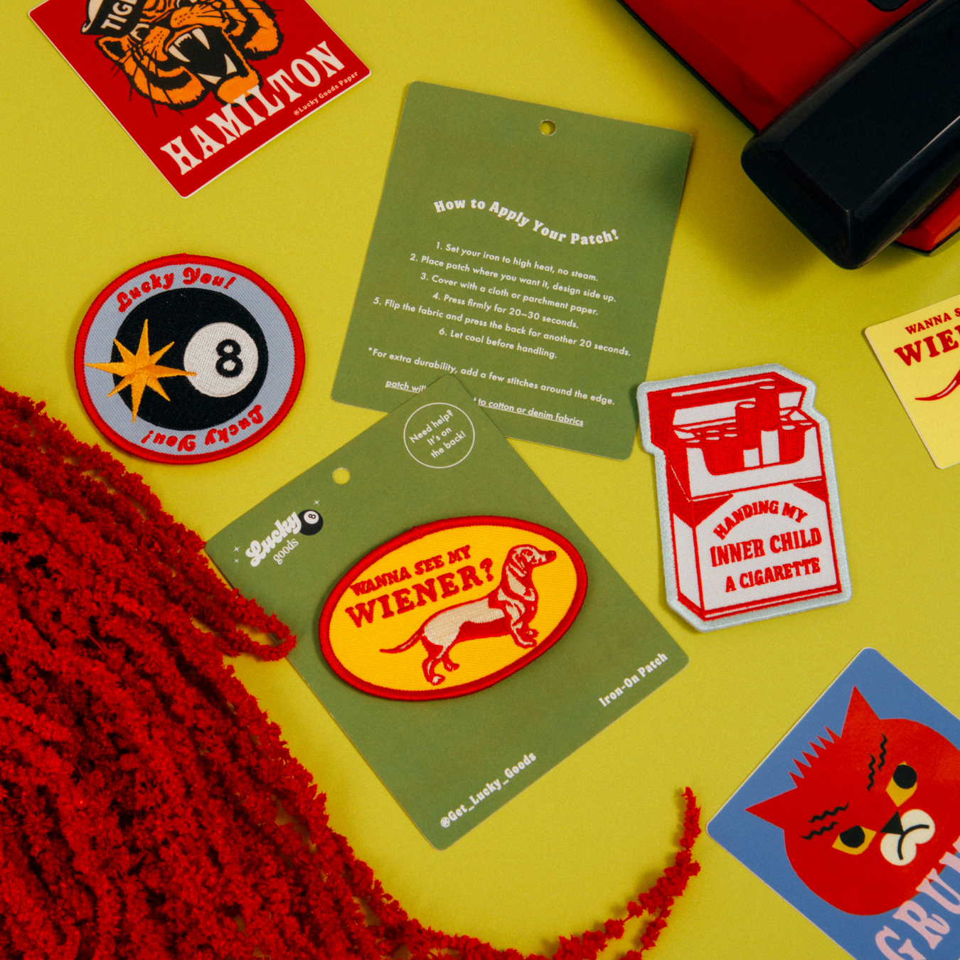 See My Wiener Iron-On Patch