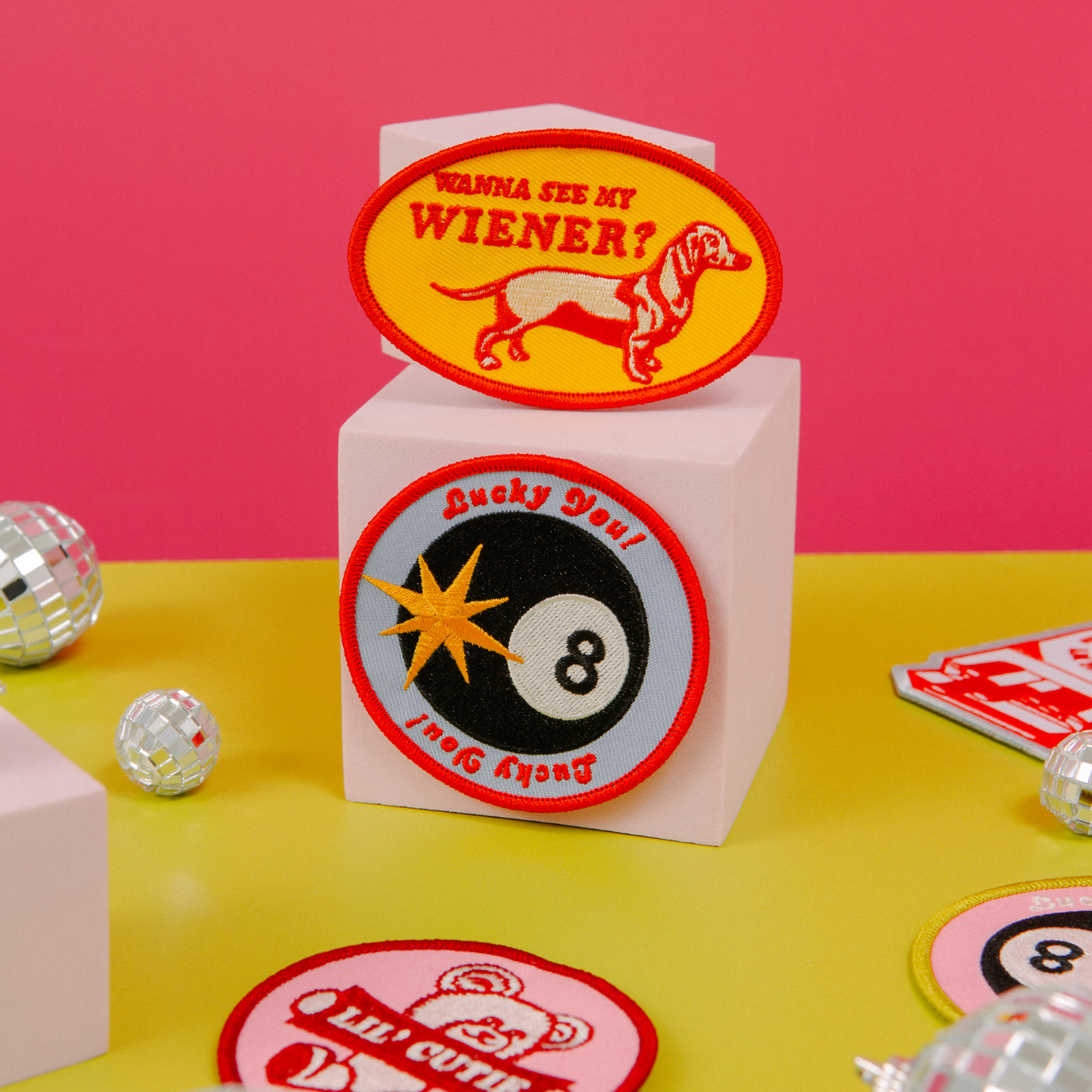 See My Wiener Iron-On Patch