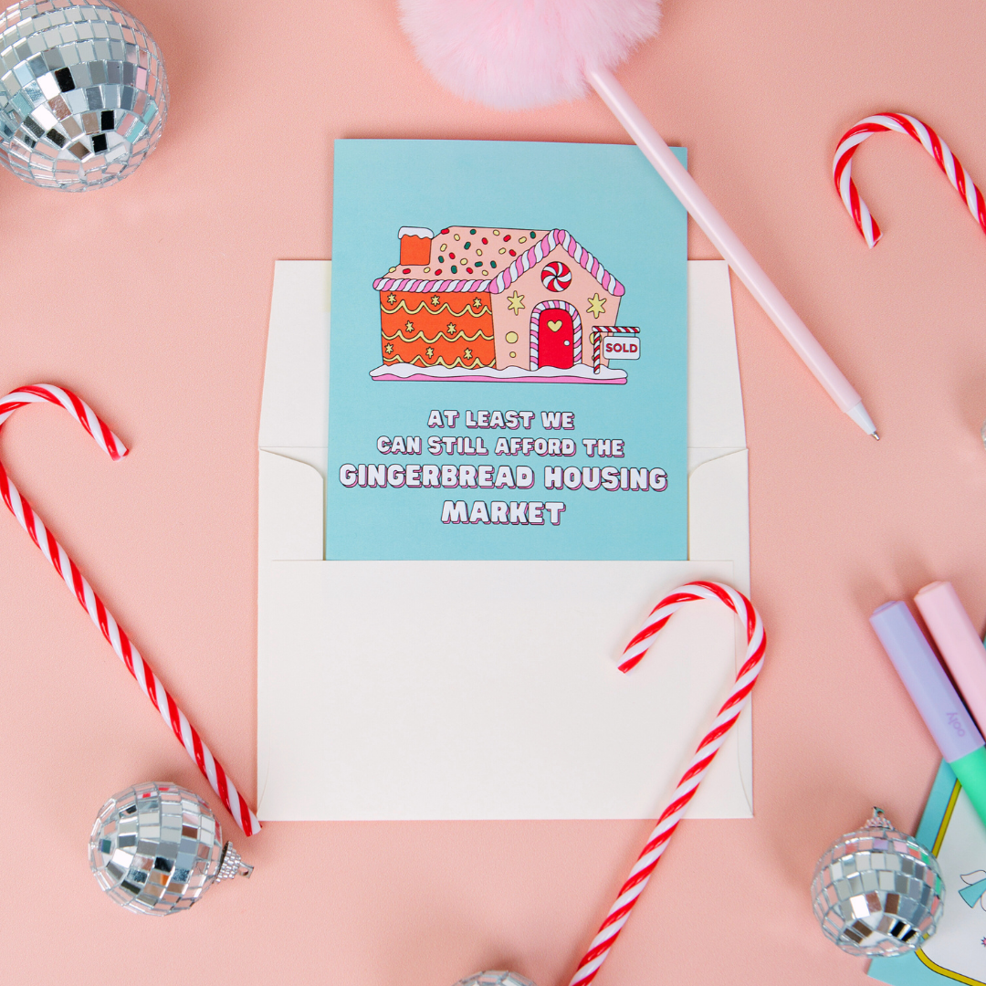 Gingerbread Housing Market Card