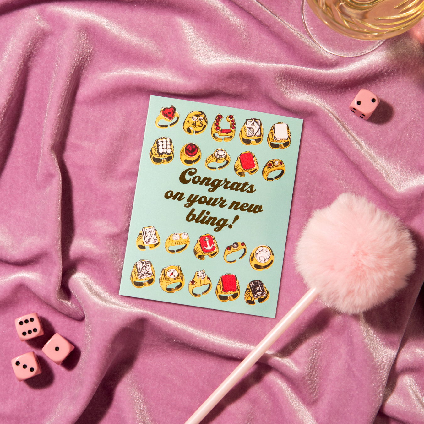 Congrats New Bling Card