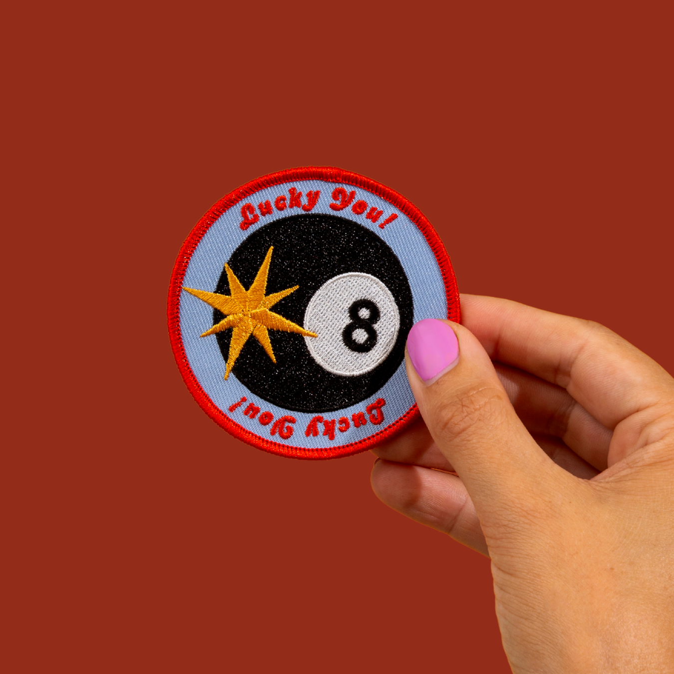 Lucky You Iron-On Patch