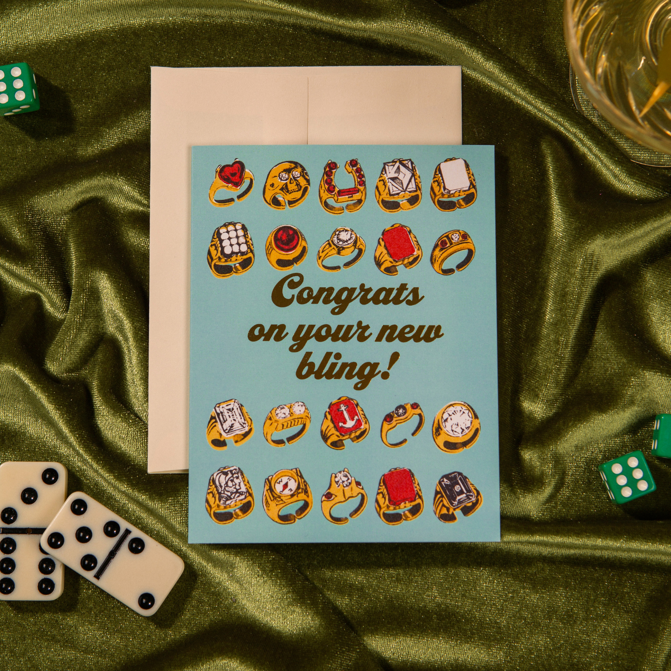 Congrats New Bling Card