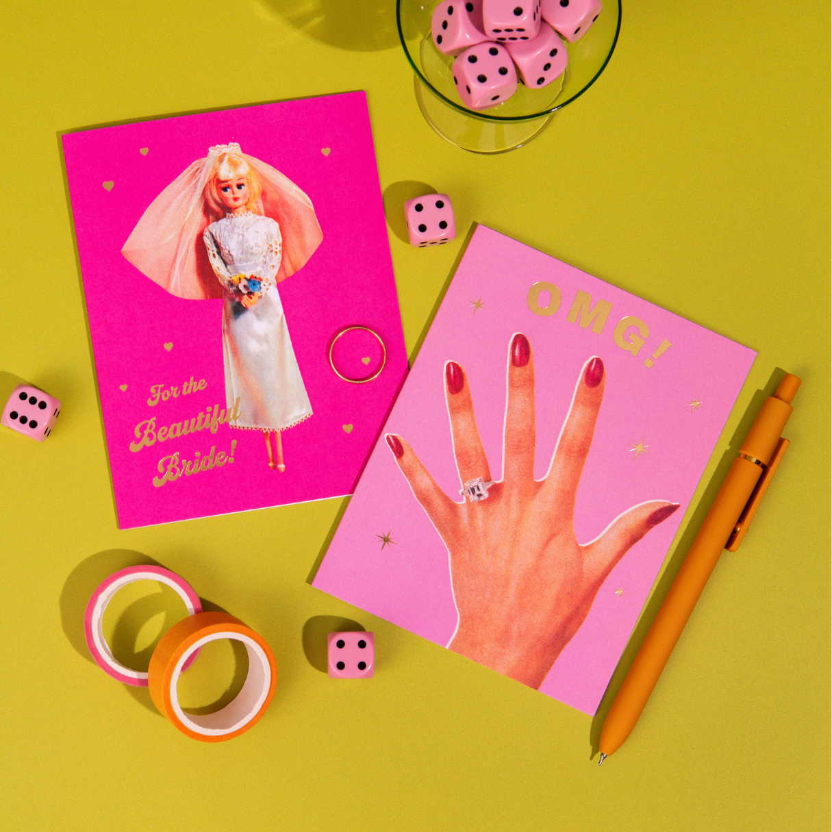 OMG! Engaged Ring Card