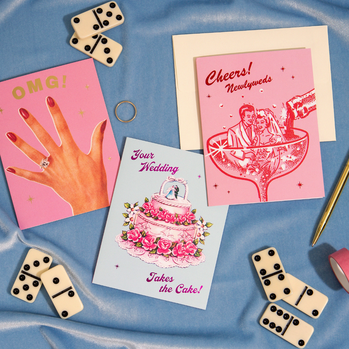 Cheers! Newlyweds Card