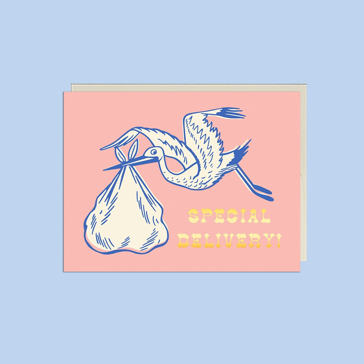 Special Delivery Stork Card