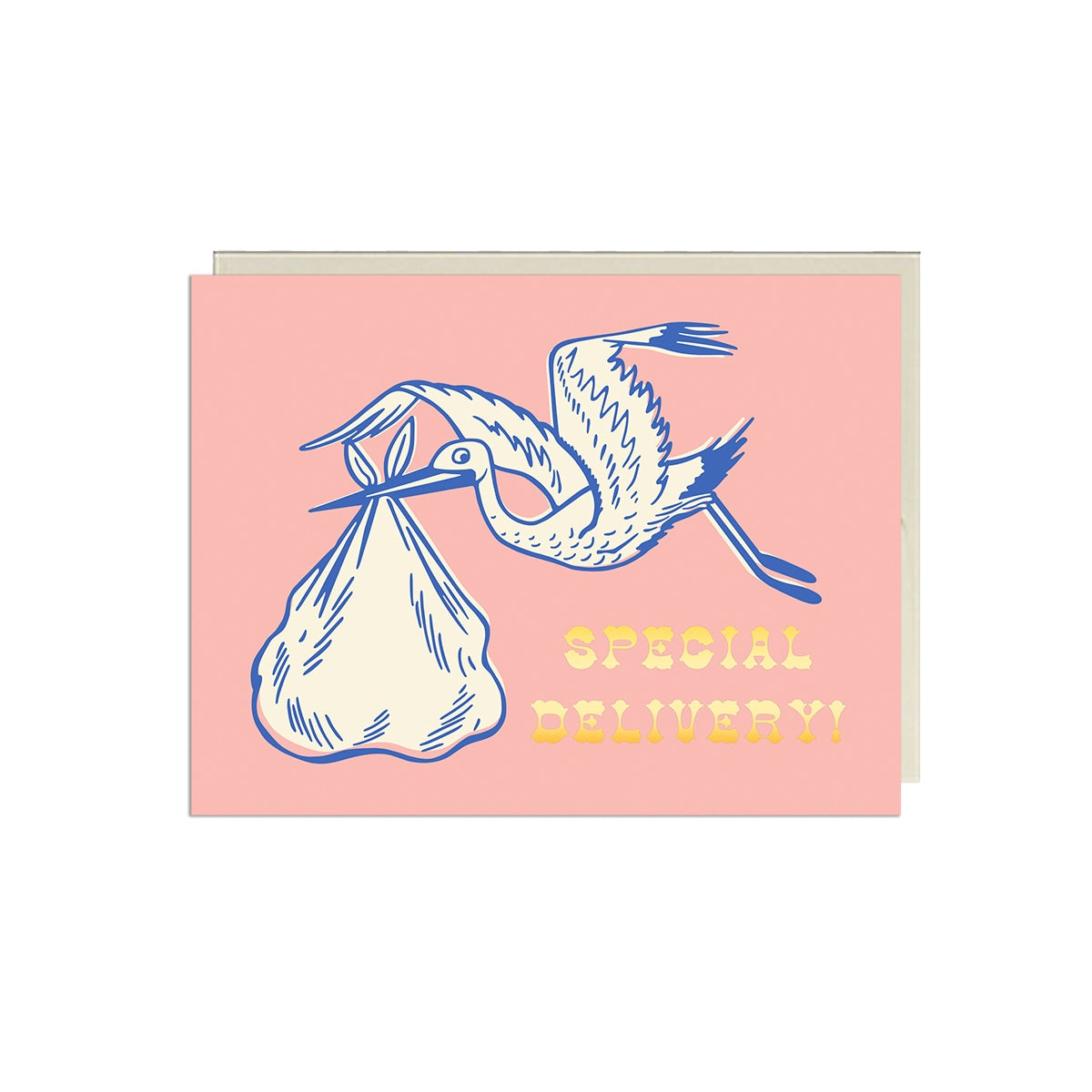 Special Delivery Stork Card