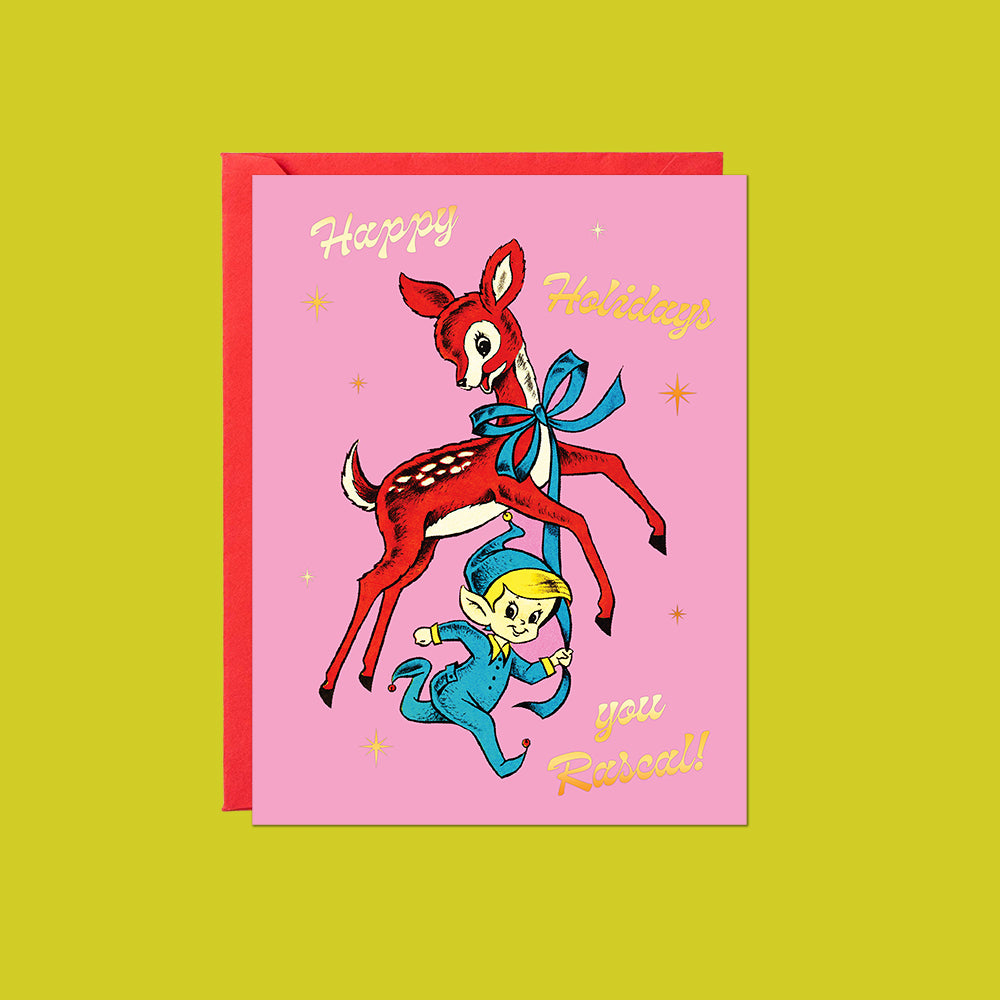 Happy Holidays Rascal Card