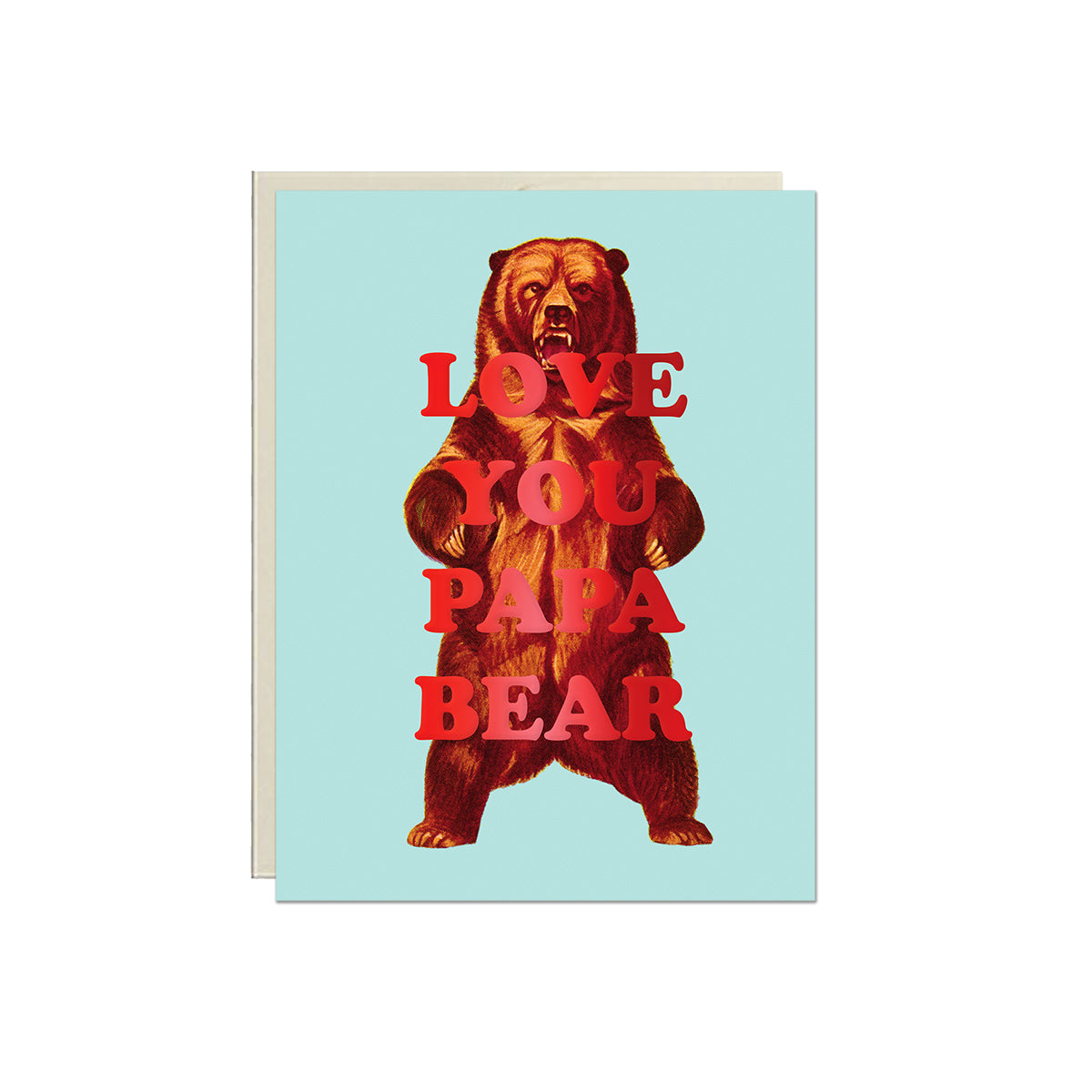 Love You Papa Bear Card