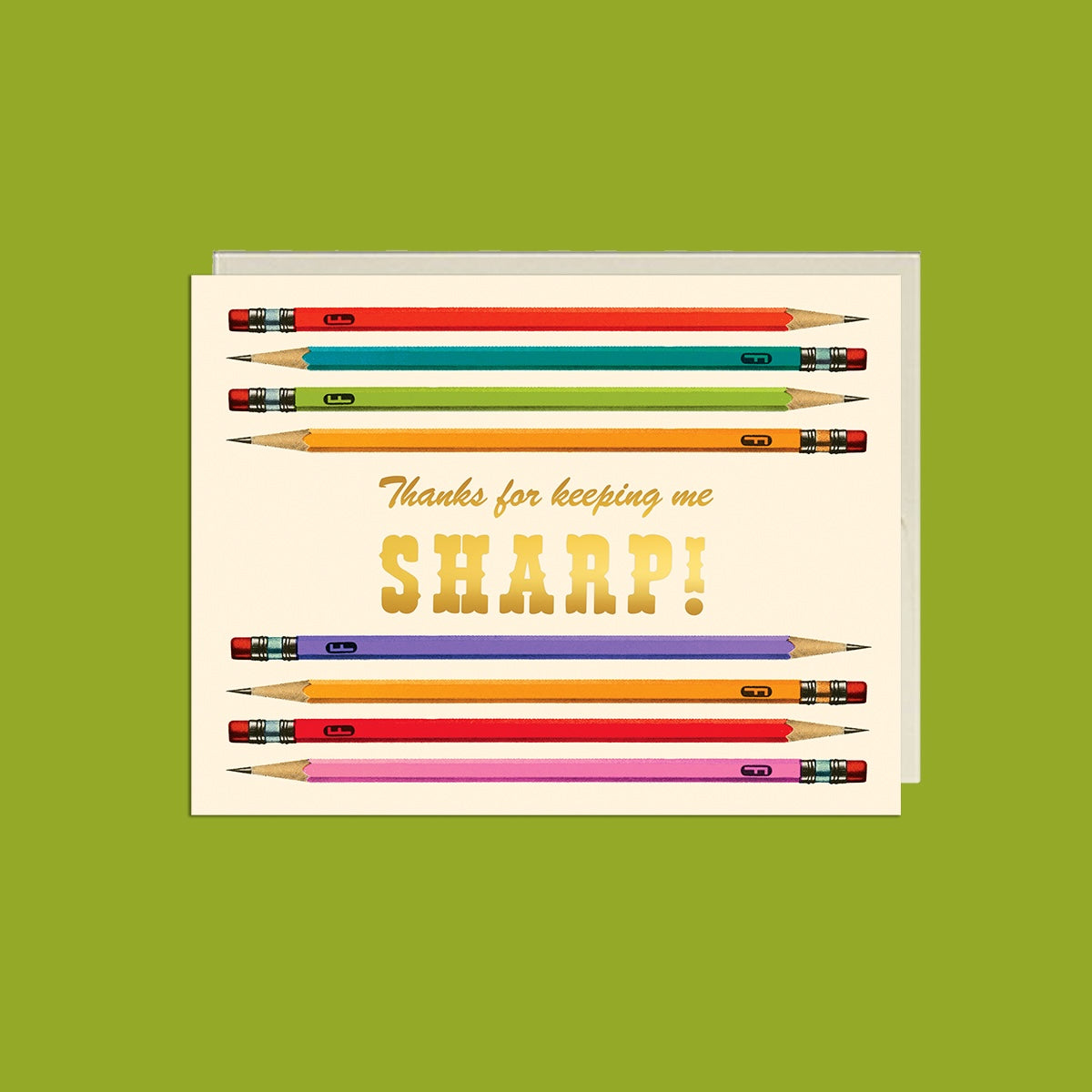 Sharp Pencils Teacher Card