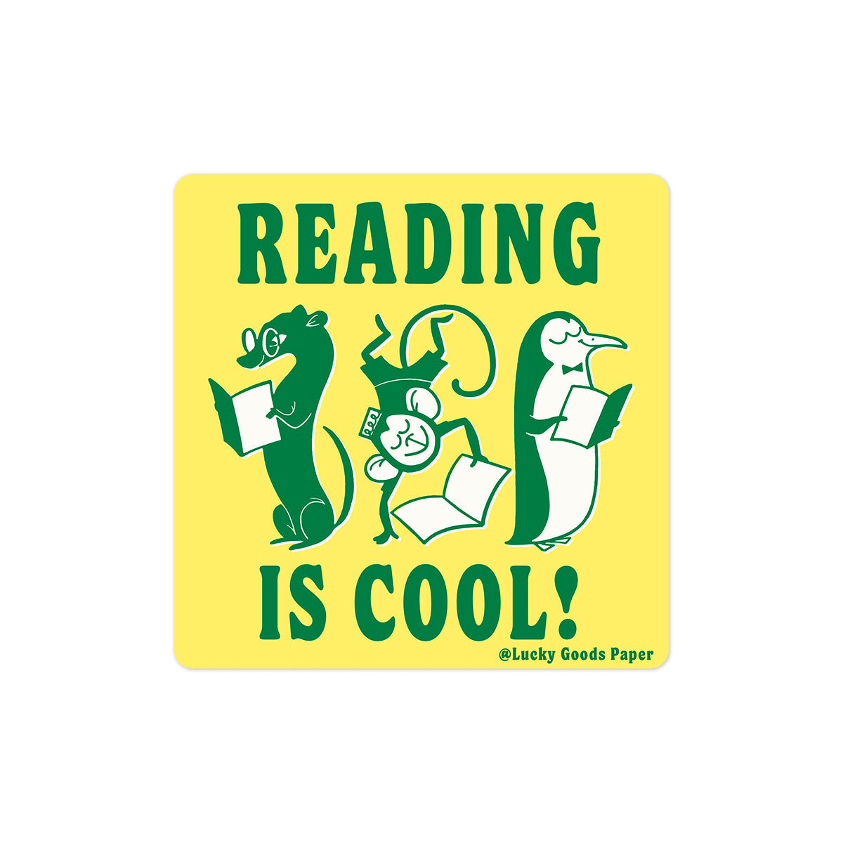 Reading is Cool Sticker