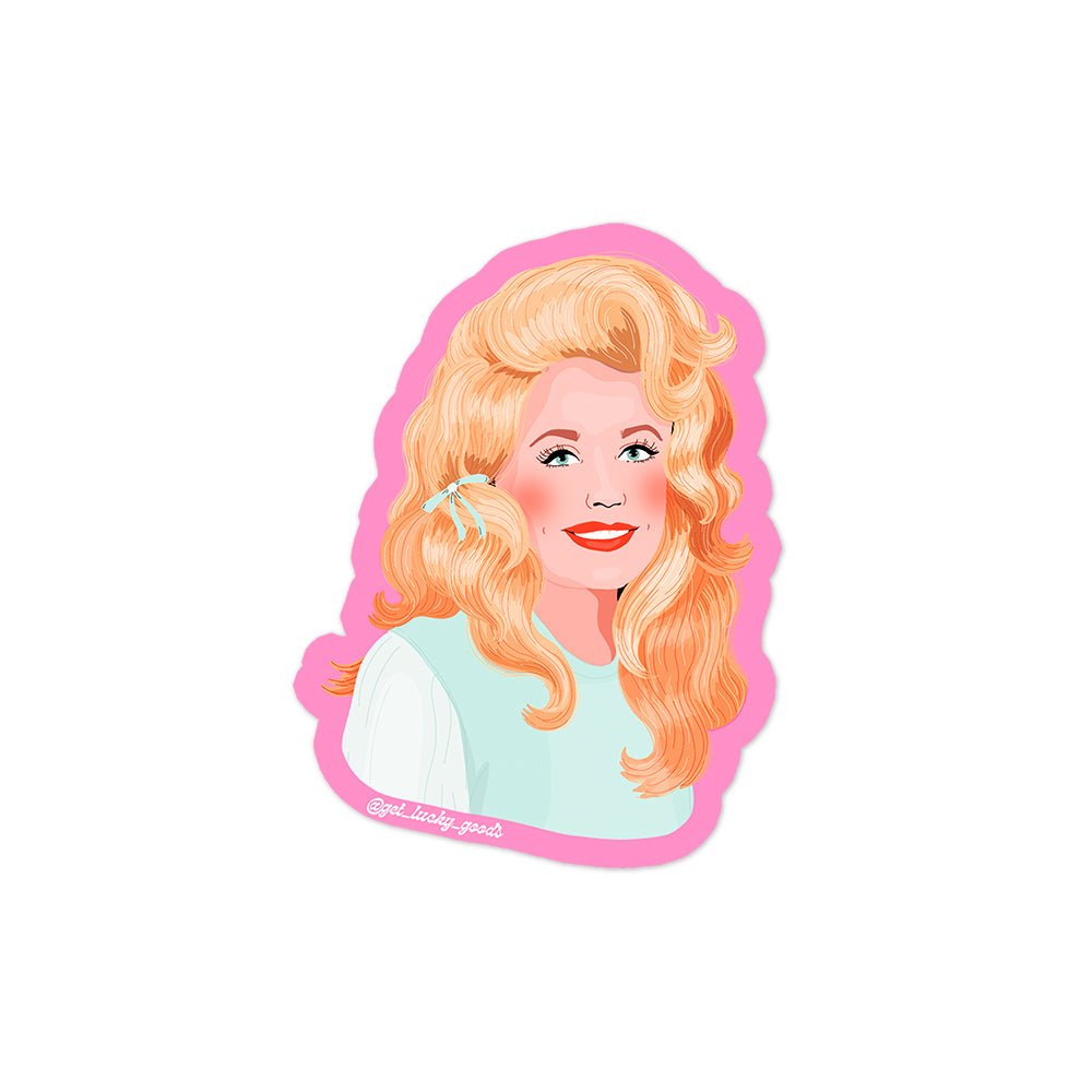 Retro Parton Sticker