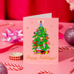 Happy Holidays Tree Card