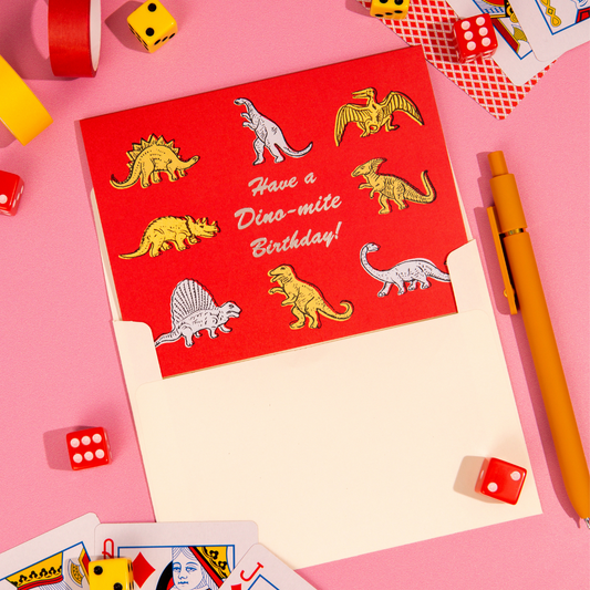 Dino-mite Birthday Card