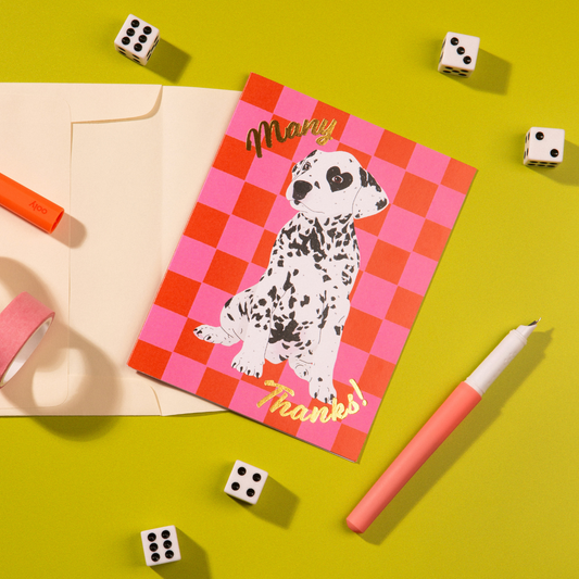 Thank You Dalmatian Card