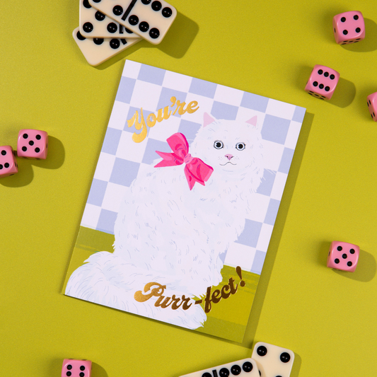 You're Purr-fect Card