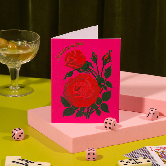 Thinking of You Roses Card