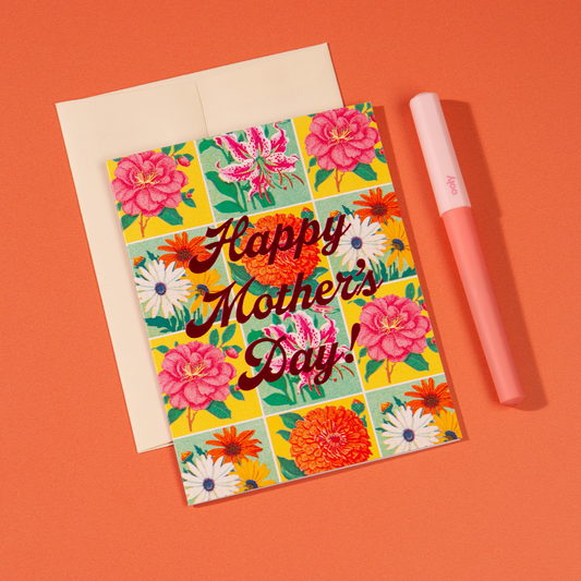 Happy Mother's Day Flowers Card