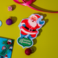 Season's Greetings Santa Die-Cut Card