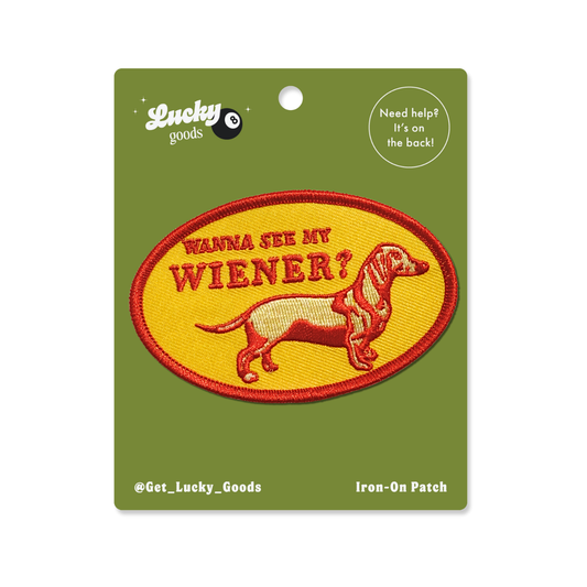 See My Wiener Iron-On Patch