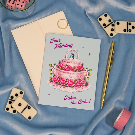 Wedding Takes the Cake Card