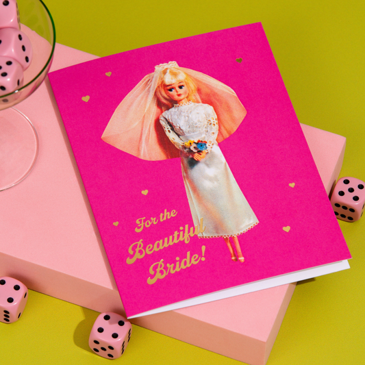 Beautiful Bride Doll Card