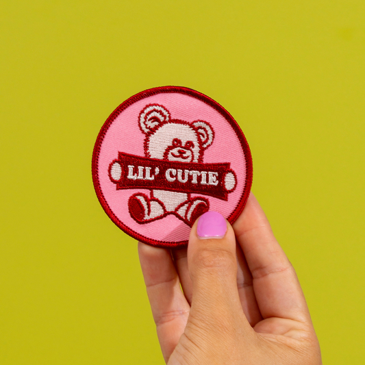 Lil' Cutie Bear Iron-On Patch
