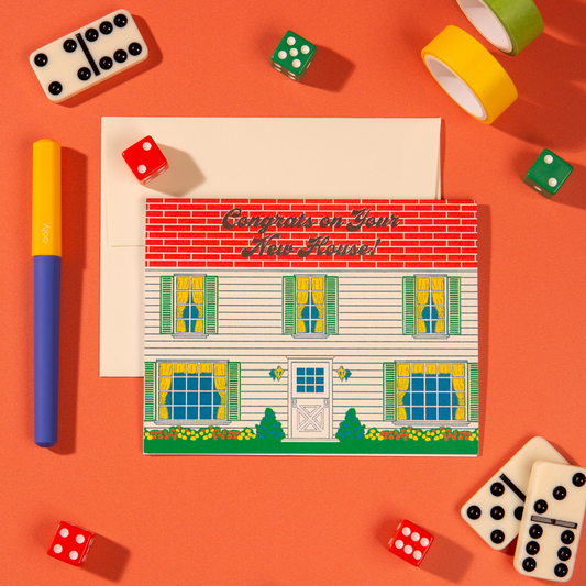 New House Brick House Card