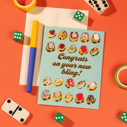 Congrats New Bling Card