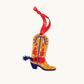 Cowboy Boot Acetate Ornament