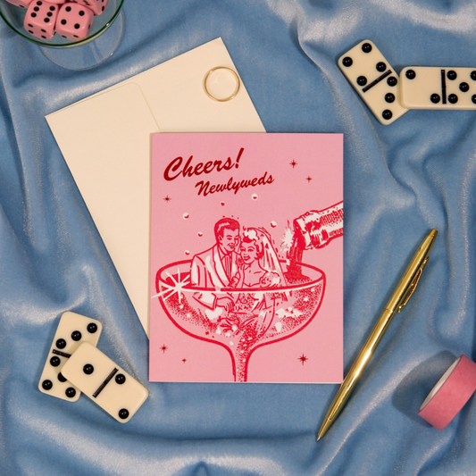 Cheers! Newlyweds Card