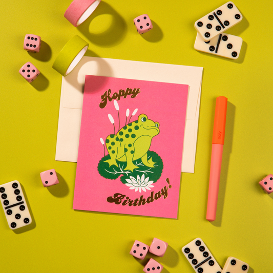 Hoppy Birthday Card