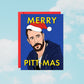 Merry Pitt-mas Card