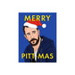 Merry Pitt-mas Card