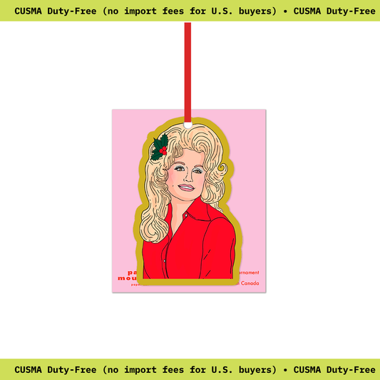 Country Queen Cardstock Ornament