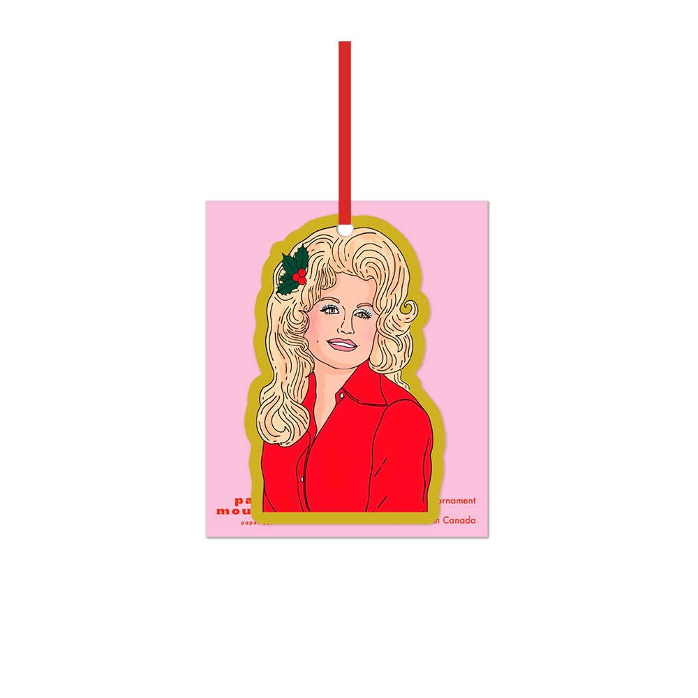 Country Queen Cardstock Ornament