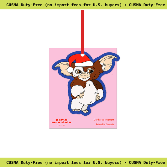 Merry Giz-mas Cardstock Ornament