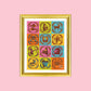Zodiac Print Portrait Print