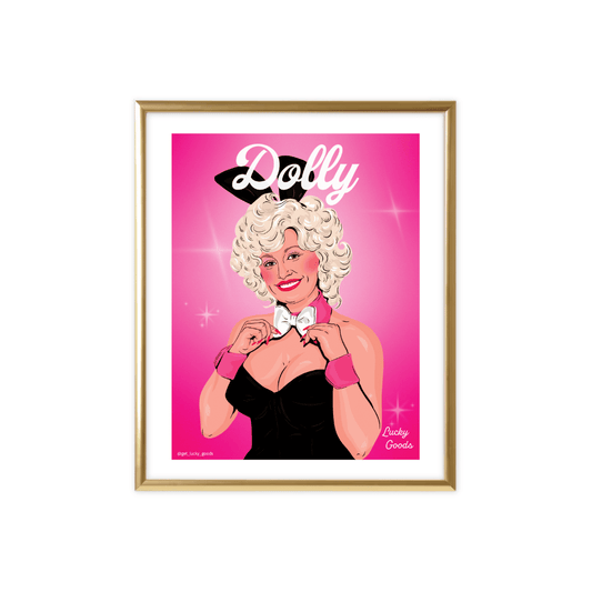 Dolly Bunny Art Print