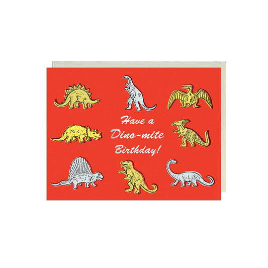 Dino-mite Birthday Card