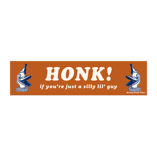 Silly Lil' Guy Bumper Sticker
