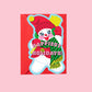 Happiest Holidays Snowman Die-Cut Card