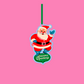 Seasons Greetings Santa Cardstock Ornament