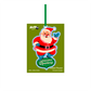Seasons Greetings Santa Cardstock Ornament