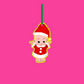 Christmas Kewpie Cardstock Ornament